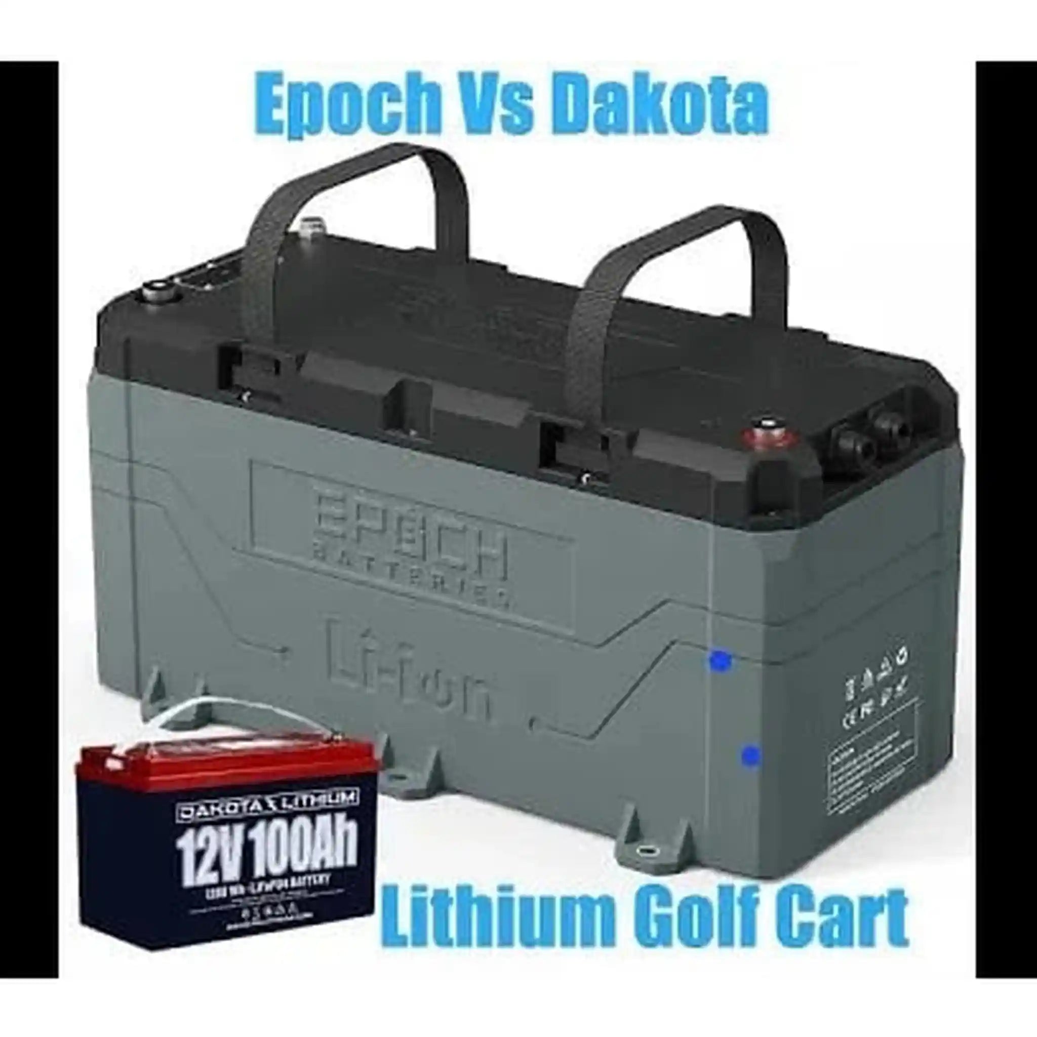 Epoch Batteries | 36V 100Ah LiFePO4 Lithium Battery Bluetooth, Heating, Waterproof