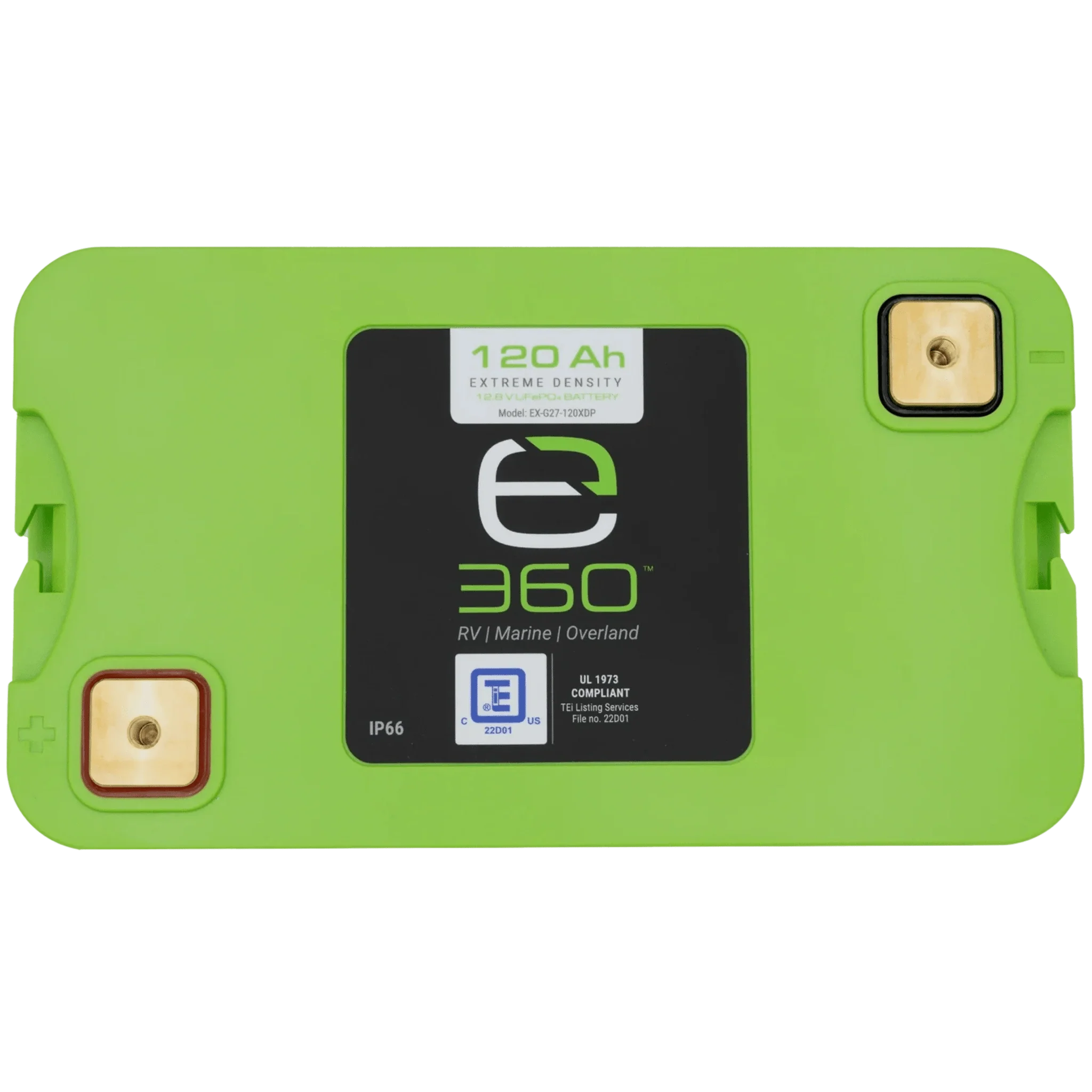 Expion360 | 12V 120Ah Group 27 Lithium Battery