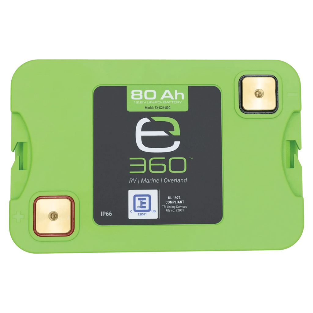 Expion360 | 12V 80Ah Group 24 Lithium Battery