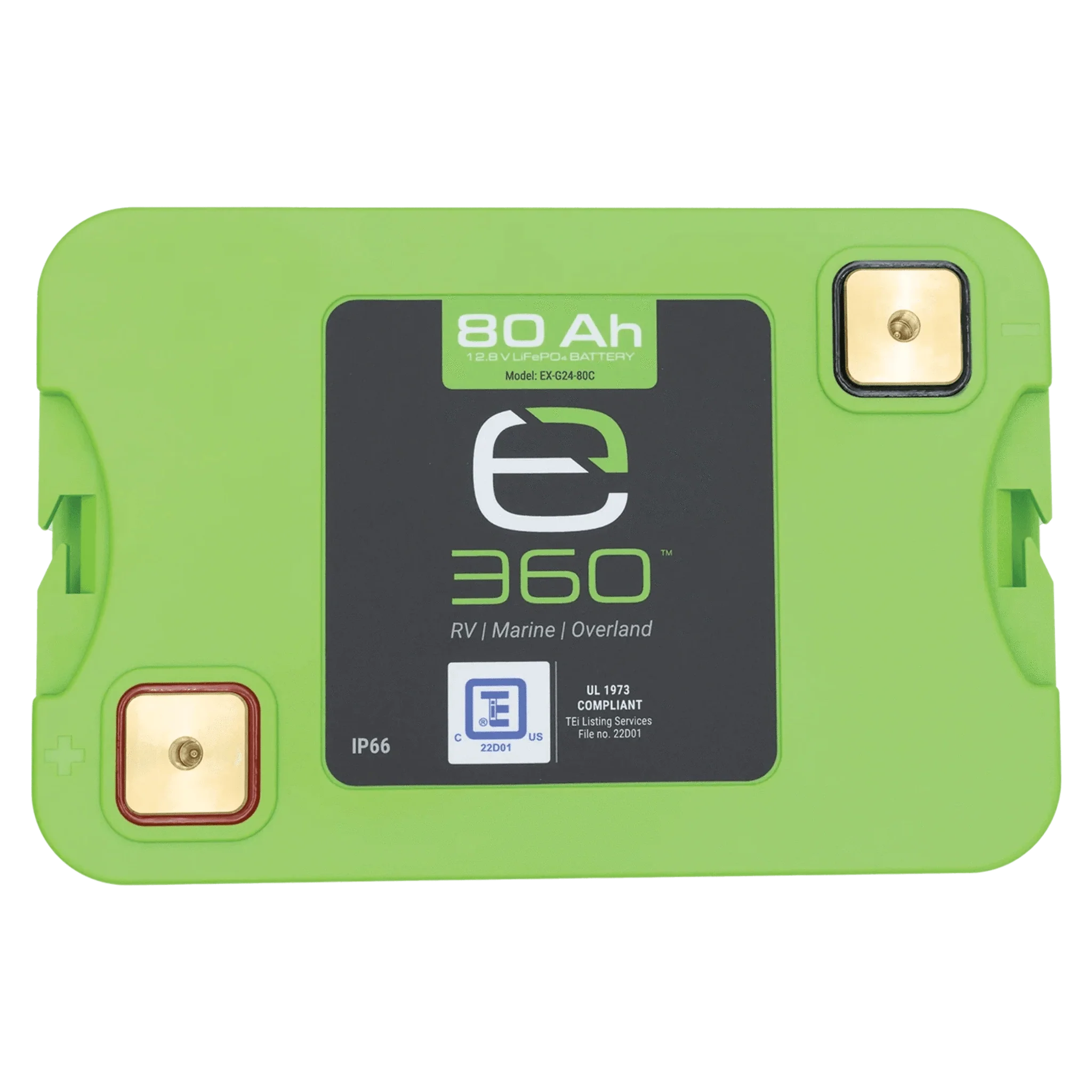 Expion360 | 12V 80Ah Group 24 Lithium Battery