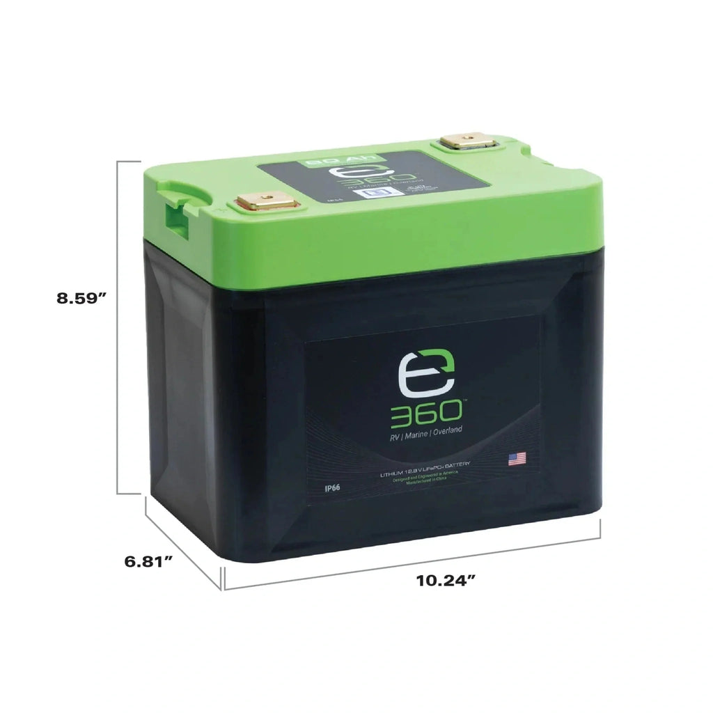 Expion360 | 12V 80Ah Group 24 Lithium Battery