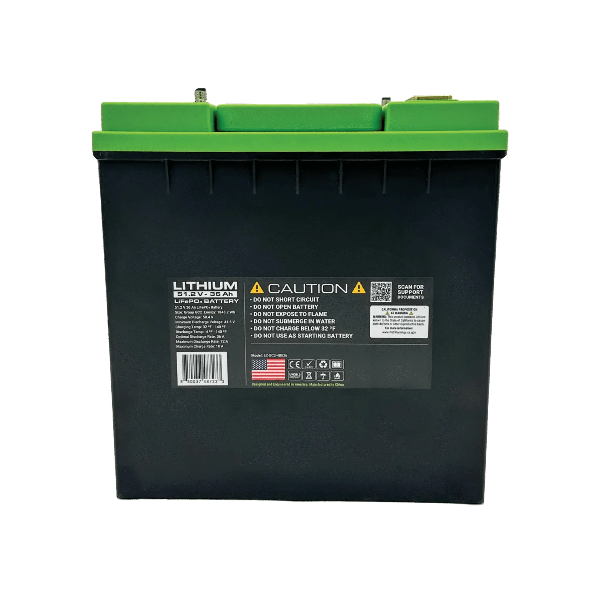 Expion360 | 48V 36Ah GC2 SmartTalk™ Lithium Battery