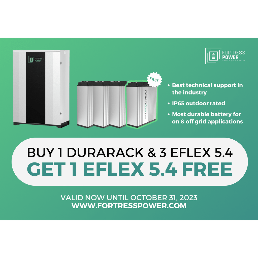 Fortress Power | eFlex 5.4kWh LFP Battery