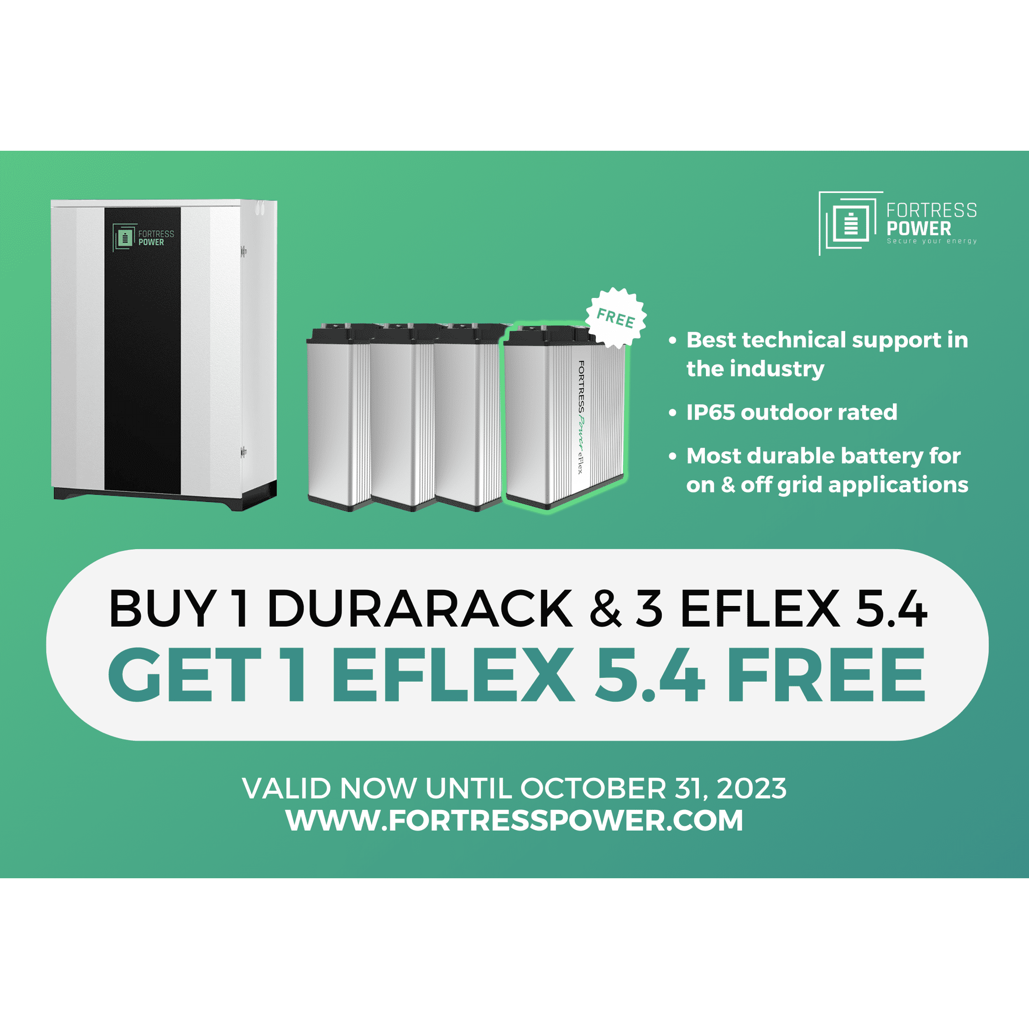 Fortress Power | eFlex 5.4kWh LFP Battery