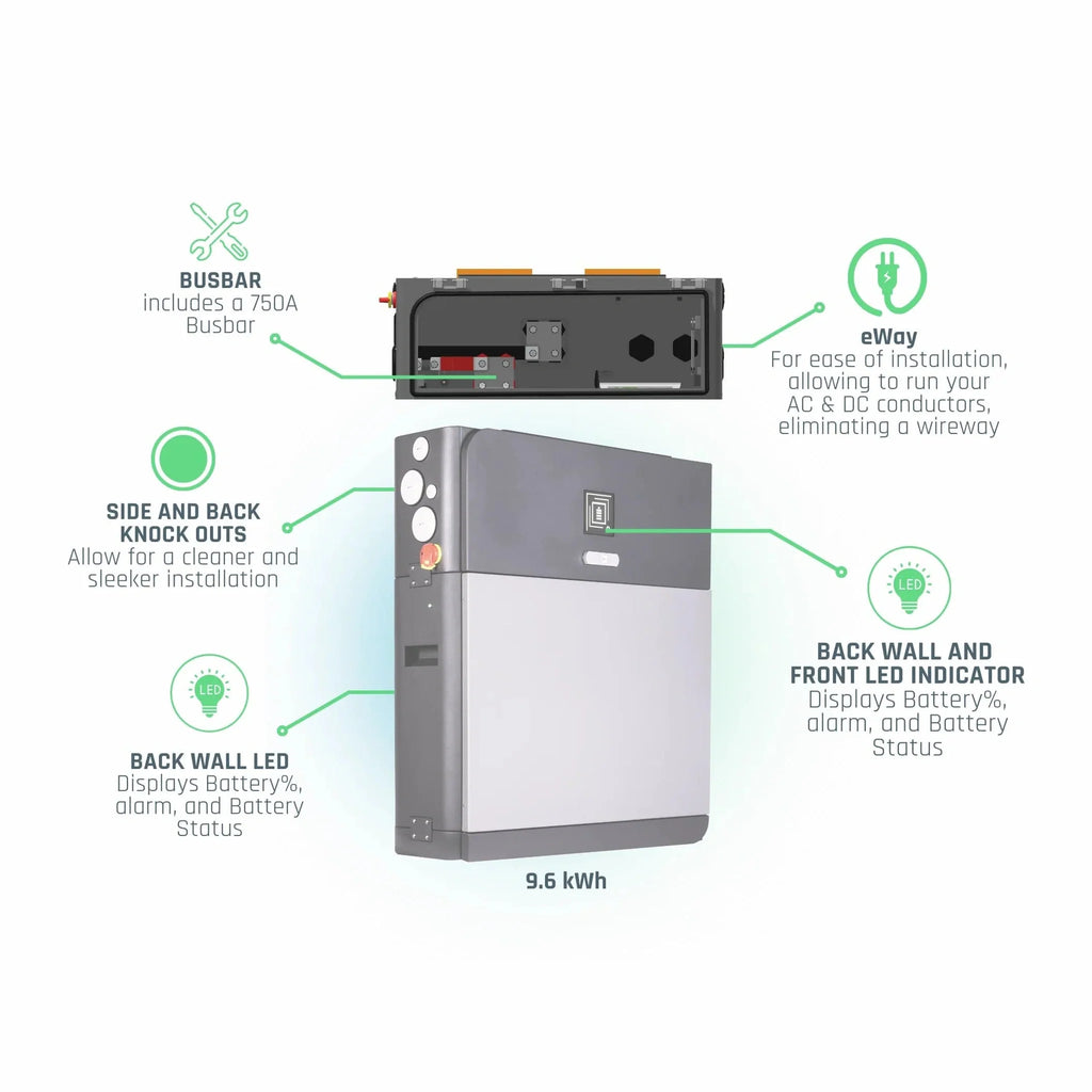 Fortress Power | eForce LFP Battery  (Outdoor Rated, Built-In heater)