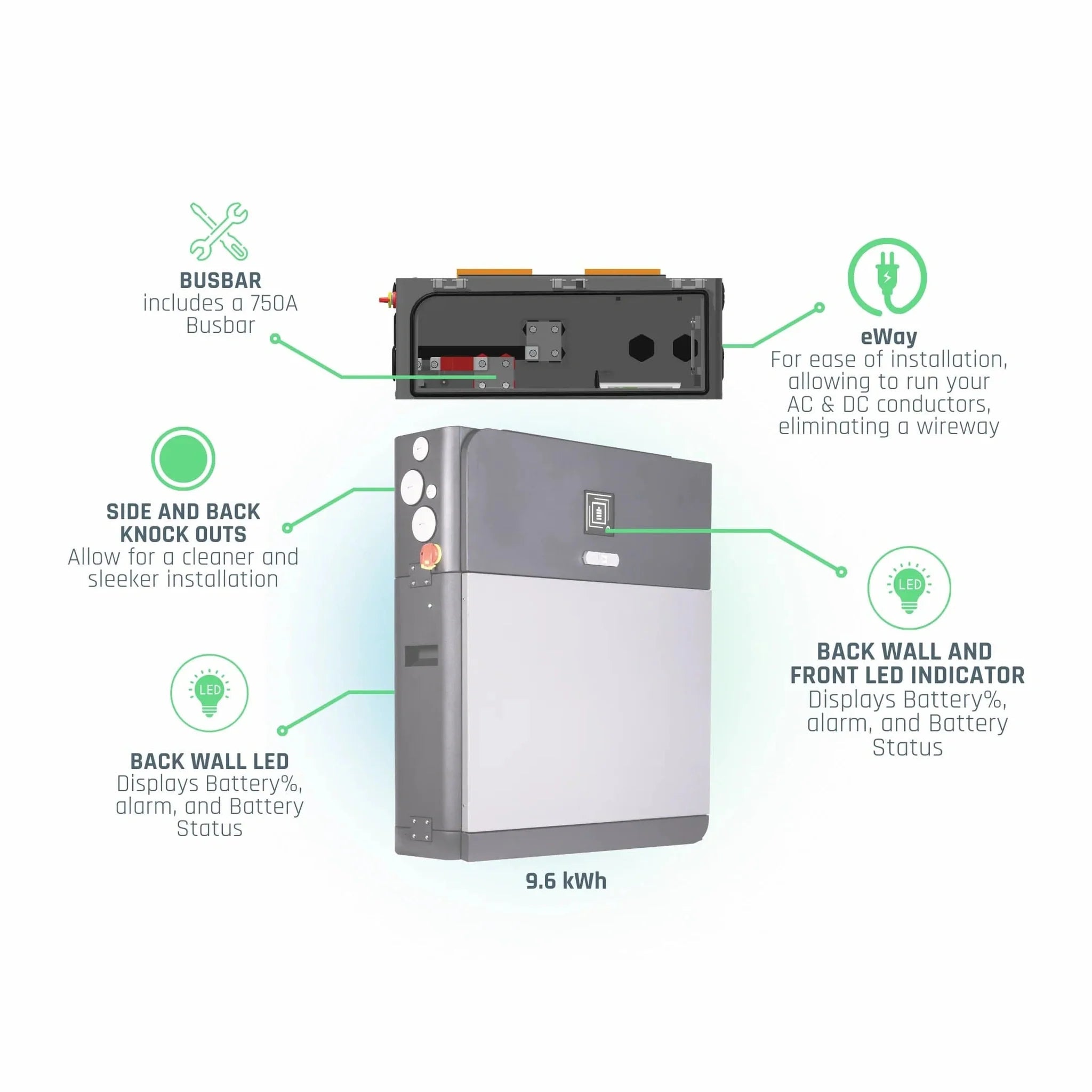 Fortress Power | eForce LFP Battery  (Outdoor Rated, Built-In heater)