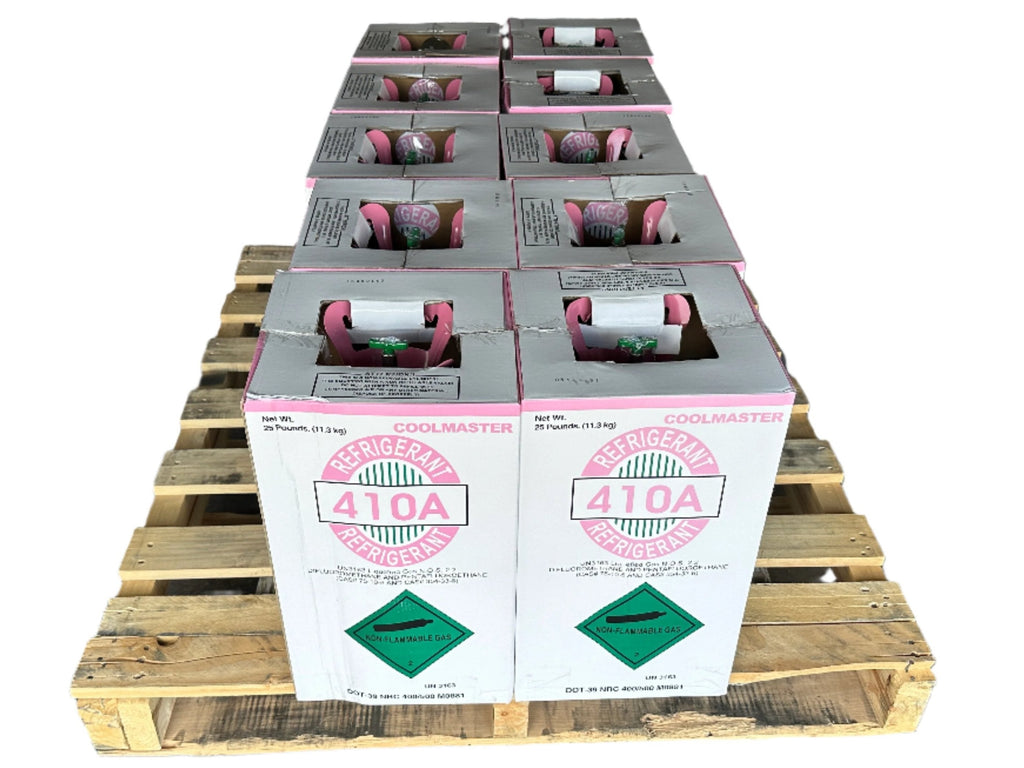 R410 10 x 25lb Cylinders  Refrigerant