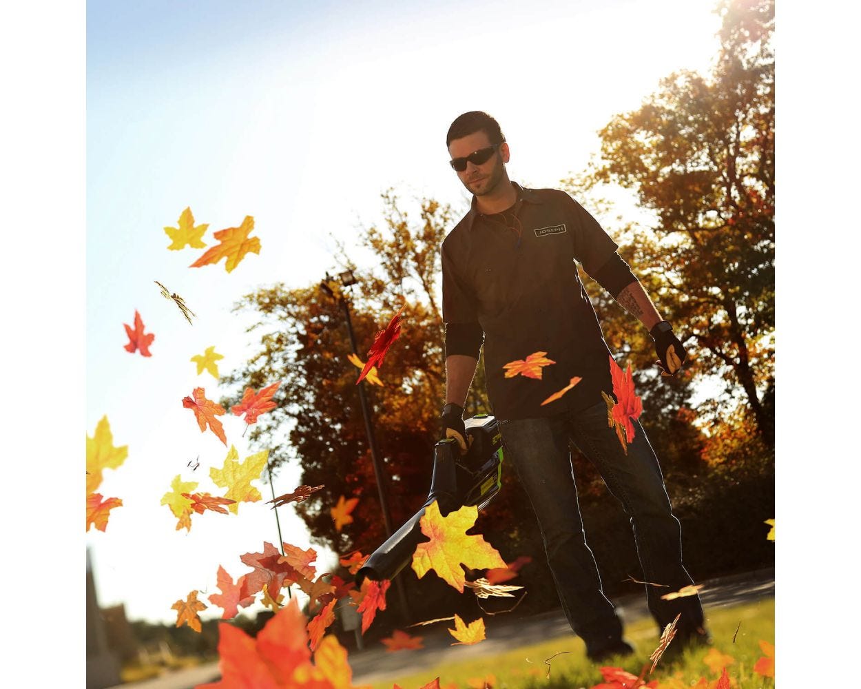 80V 500 CFM Cordless Battery Leaf Blower w/ 2.0Ah Battery & Charger