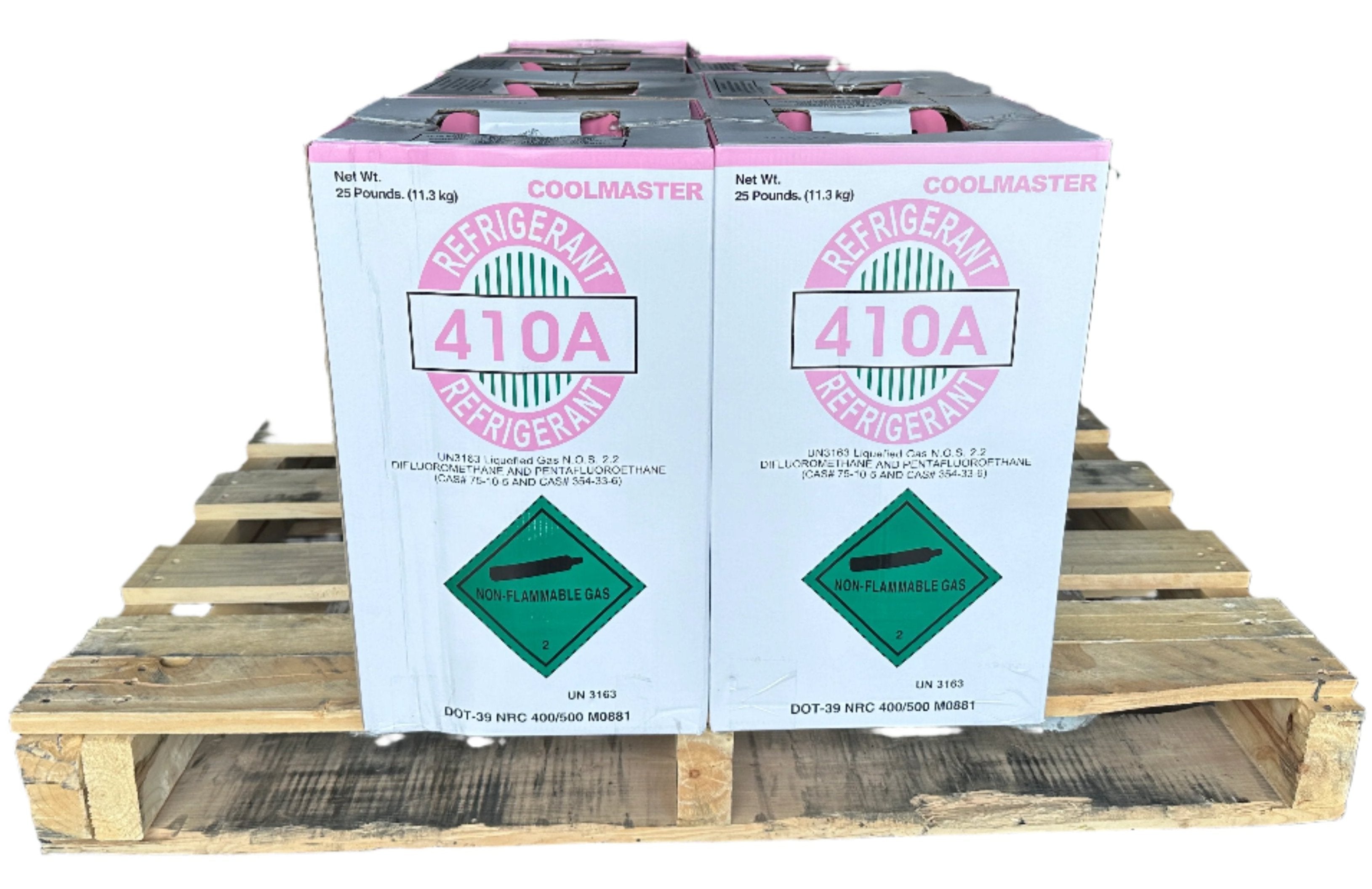 R410 10 x 25lb Cylinders  Refrigerant