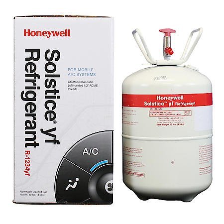R-1234YF 10LB Refrigerants Cylinder Honeywell Made in USA