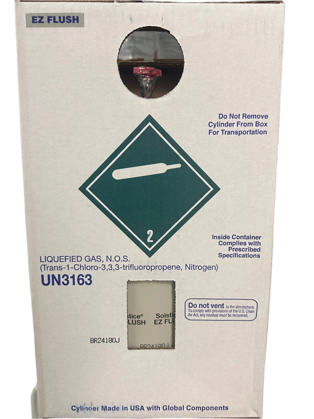 Solstice® EZ-Flush 22lb - Non-Ozone-Depleting System Cleaner, Efficient HVAC Maintenance Solution