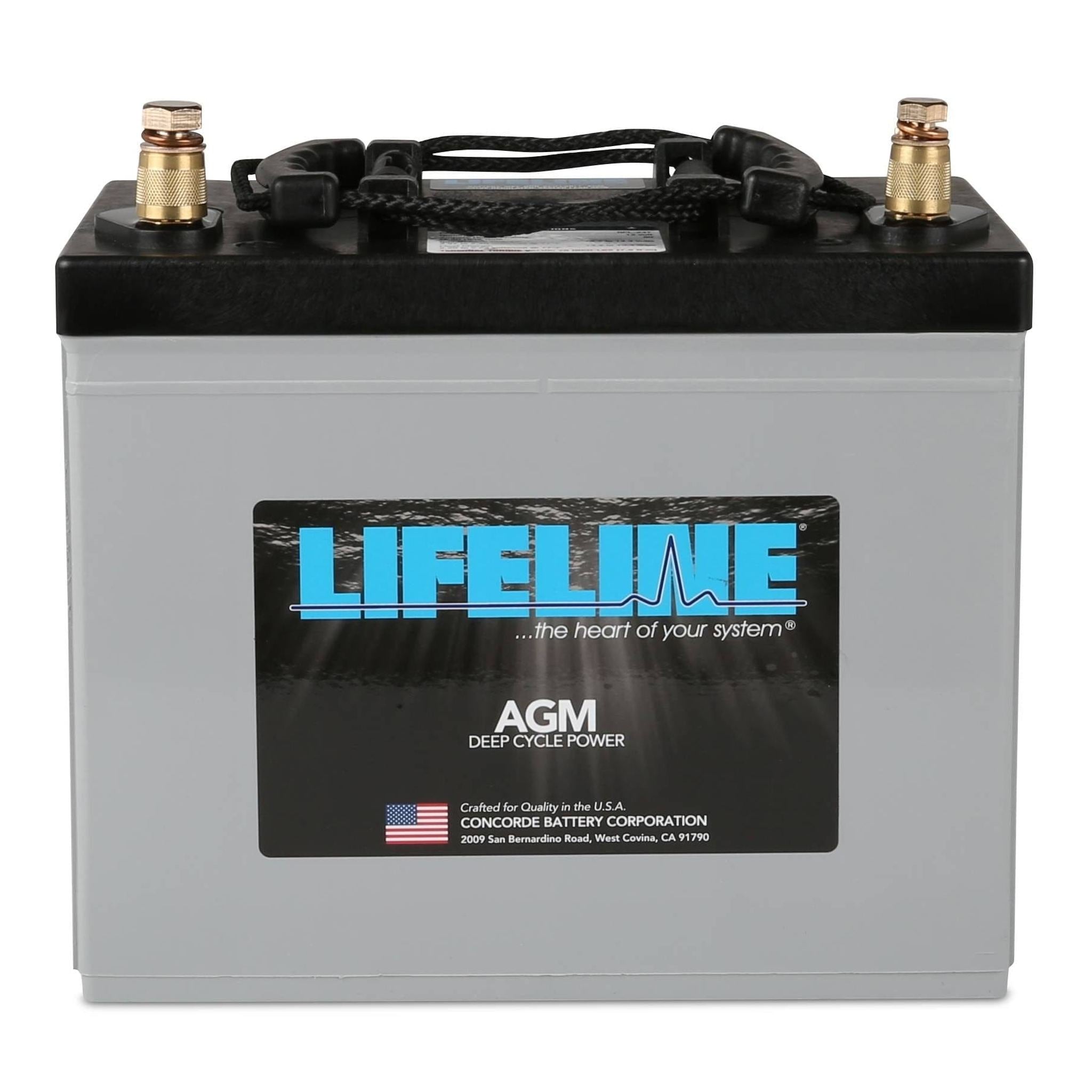 Lifeline | GPL-2400T 75Ah 12V AGM RV/Marine Motor Starting Battery