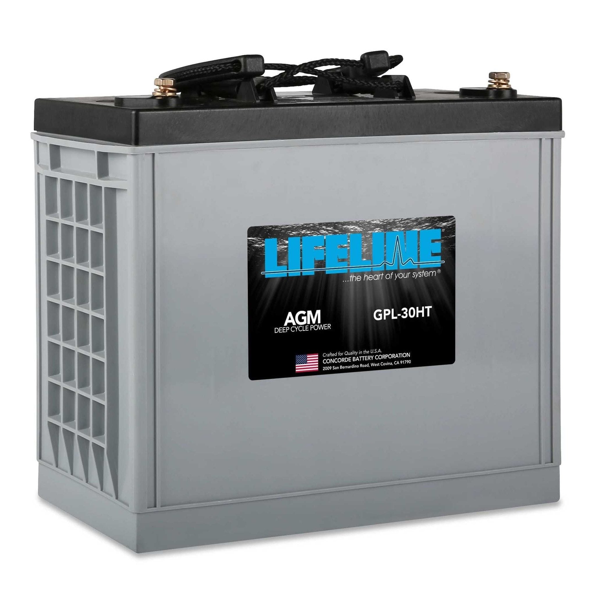 Lifeline | GPL-30HT | 12v 150Ah Deep Cycle Sealed AGM Marine and RV Battery