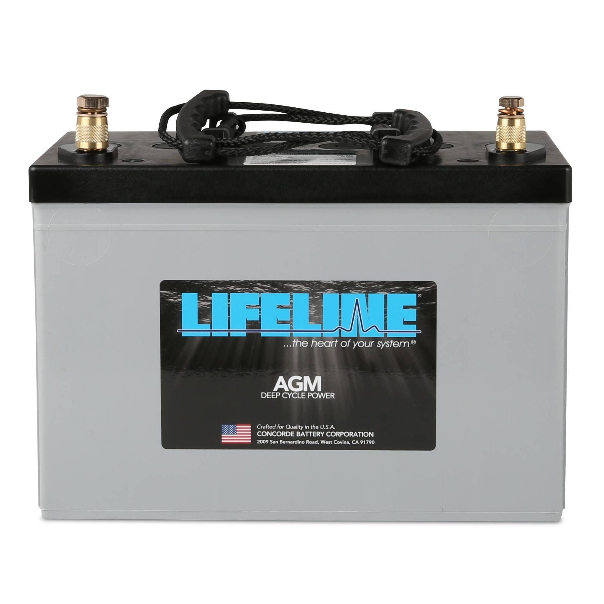 Lifeline | GPL-3100HC 100Ah 12V AGM RV/Marine Motor Starting Battery