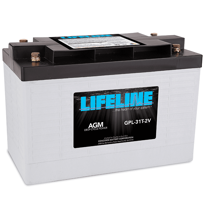 Lifeline | GPL-31T-2V 630Ah Deep Cycle Sealed AGM Battery