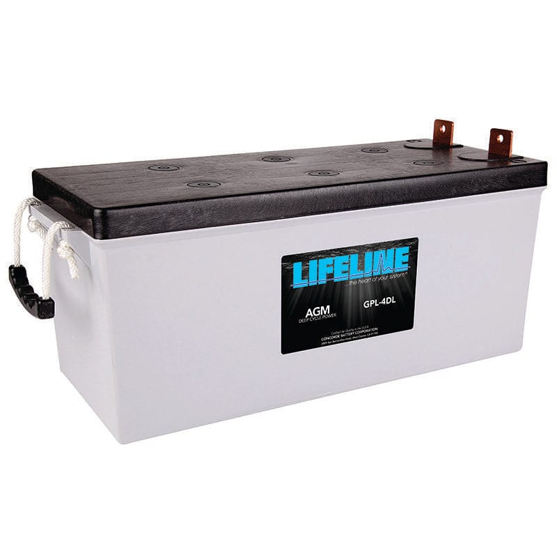 Lifeline | GPL-4DL | 12v 210Ah Deep Cycle Sealed AGM Marine and RV Battery