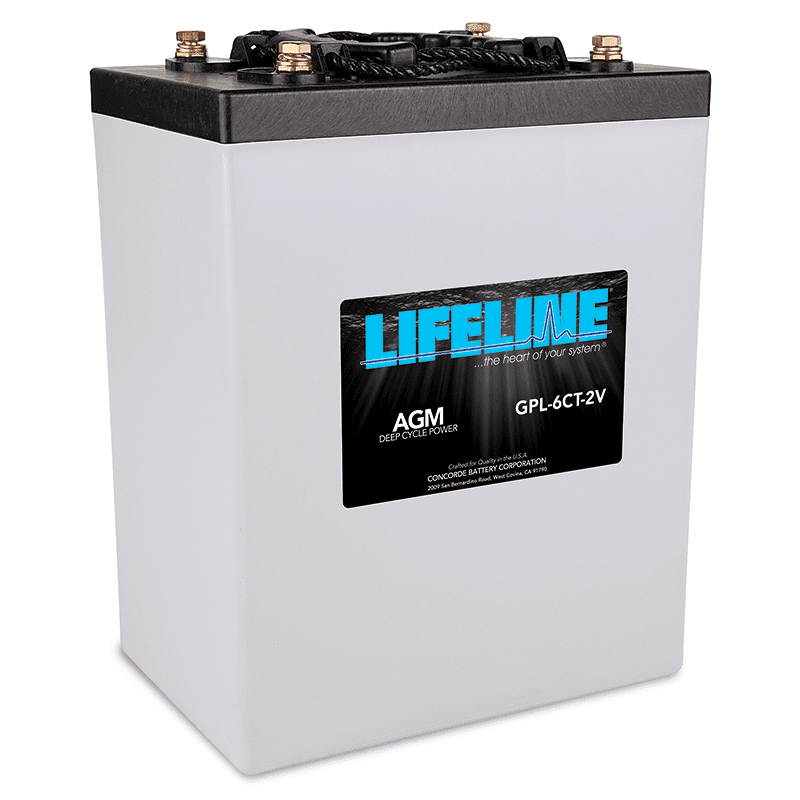 Lifeline | GPL-6CT-2V 2v 900Ah Deep Cycle Sealed AGM Battery