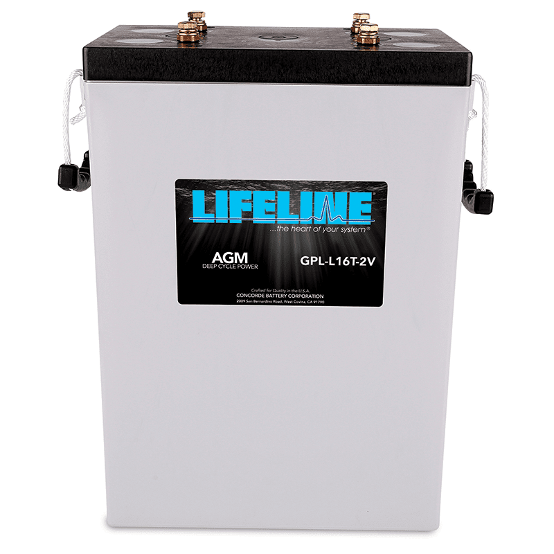 Lifeline | GPL-L16T-2V 2v 1200Ah Deep Cycle Sealed AGM Battery