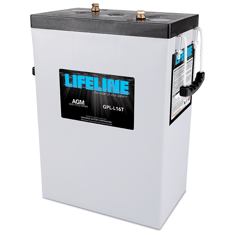 Lifeline | GPL-L16T 6v 400Ah  Deep Cycle Sealed AGM Battery