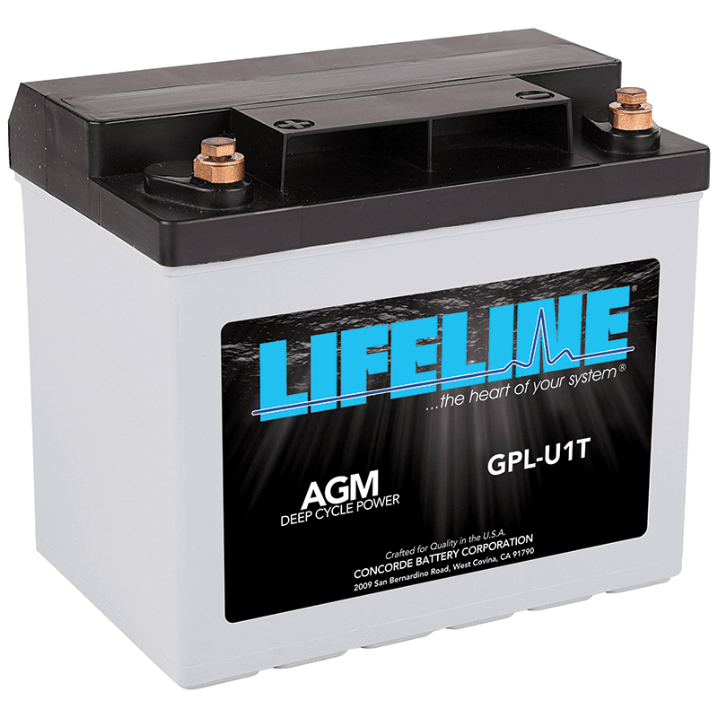 Lifeline | GPL-U1T | 12v 33Ah Deep Cycle Sealed AGM Marine and Battery
