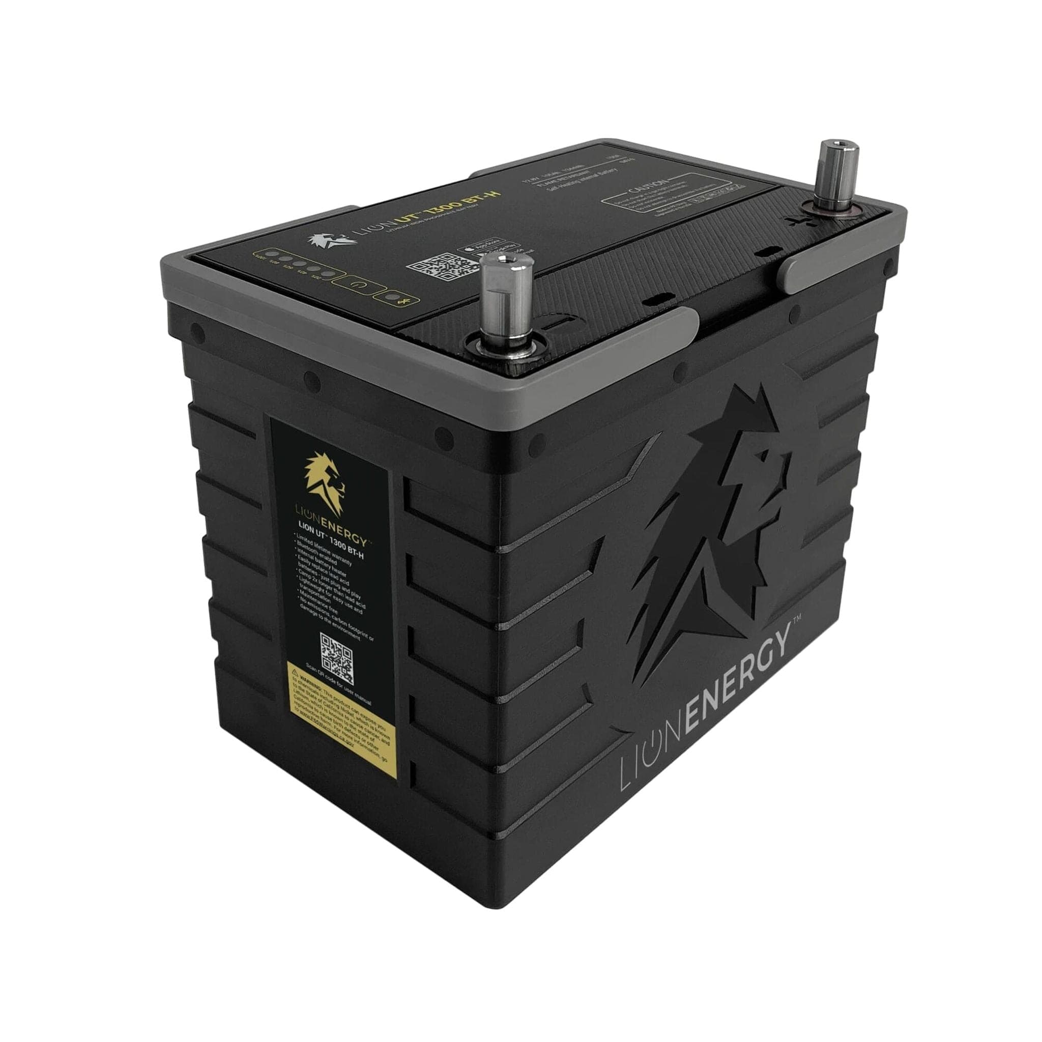 Lion Energy | Lion UT 1300 BT-H Battery with Internal Heater (12V, 105Ah, LiFePO4)