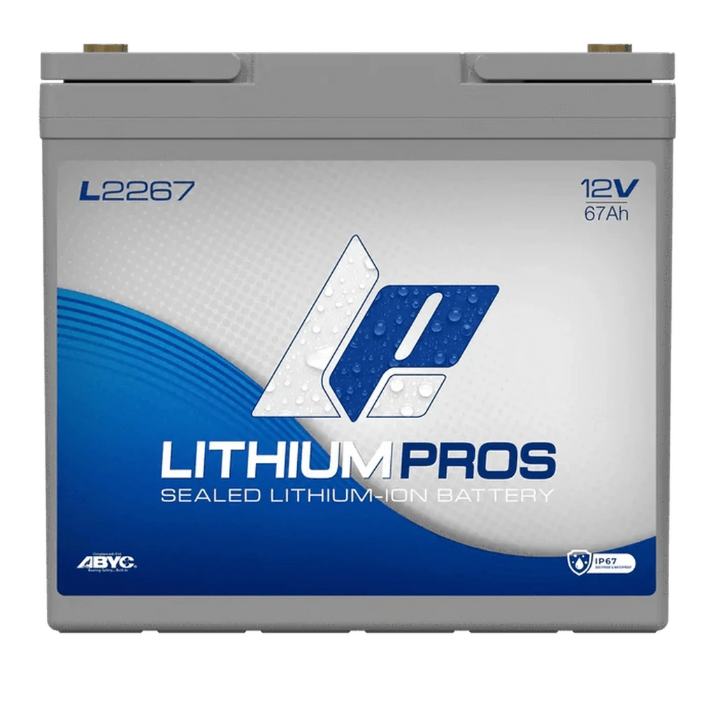 Lithium Pros | L2267 12V 67Ah Lithium Ion Bluetooth Battery