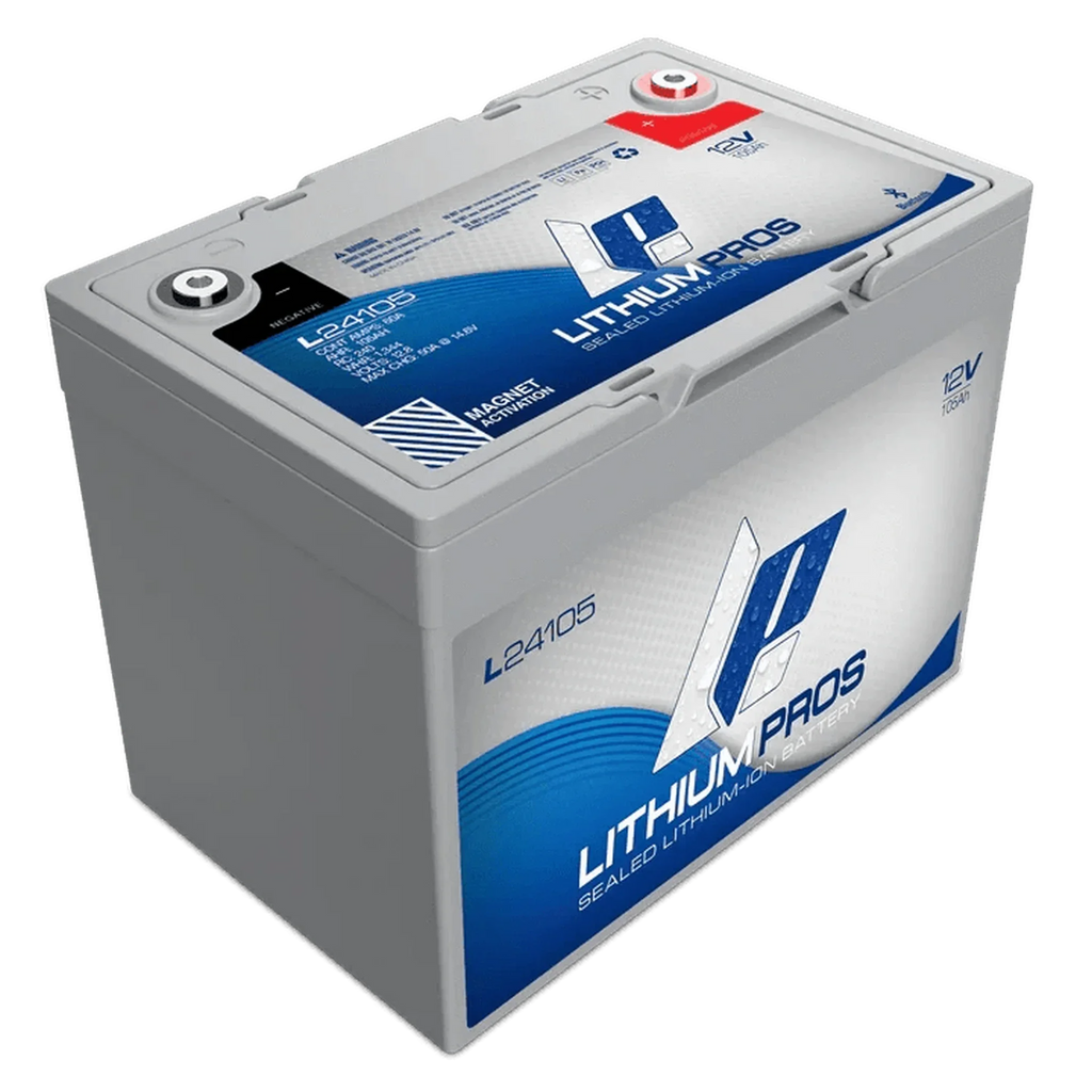 Lithium Pros | L24105 12V 105Ah Bluetooth Lithium Ion Battery