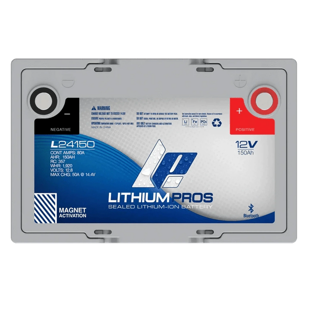 Lithium Pros |  L24150 12V 150Ah Bluetooth Lithium Ion Battery