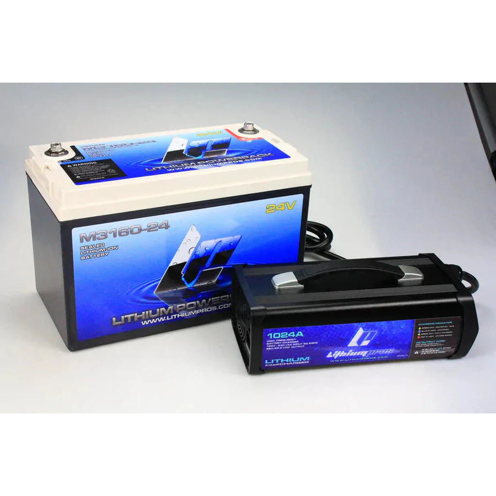 Lithium Pros | M3175-24A 25.6V 60Ah Lithium Ion Trolling Battery