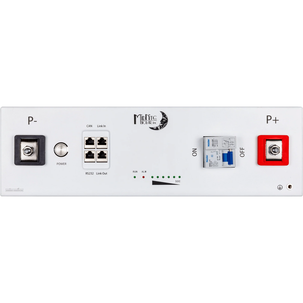 Midnite Solar | POWERFLO 5.1 kwh,48 Volt 100 AH, Rack Mount, Lithium Battery