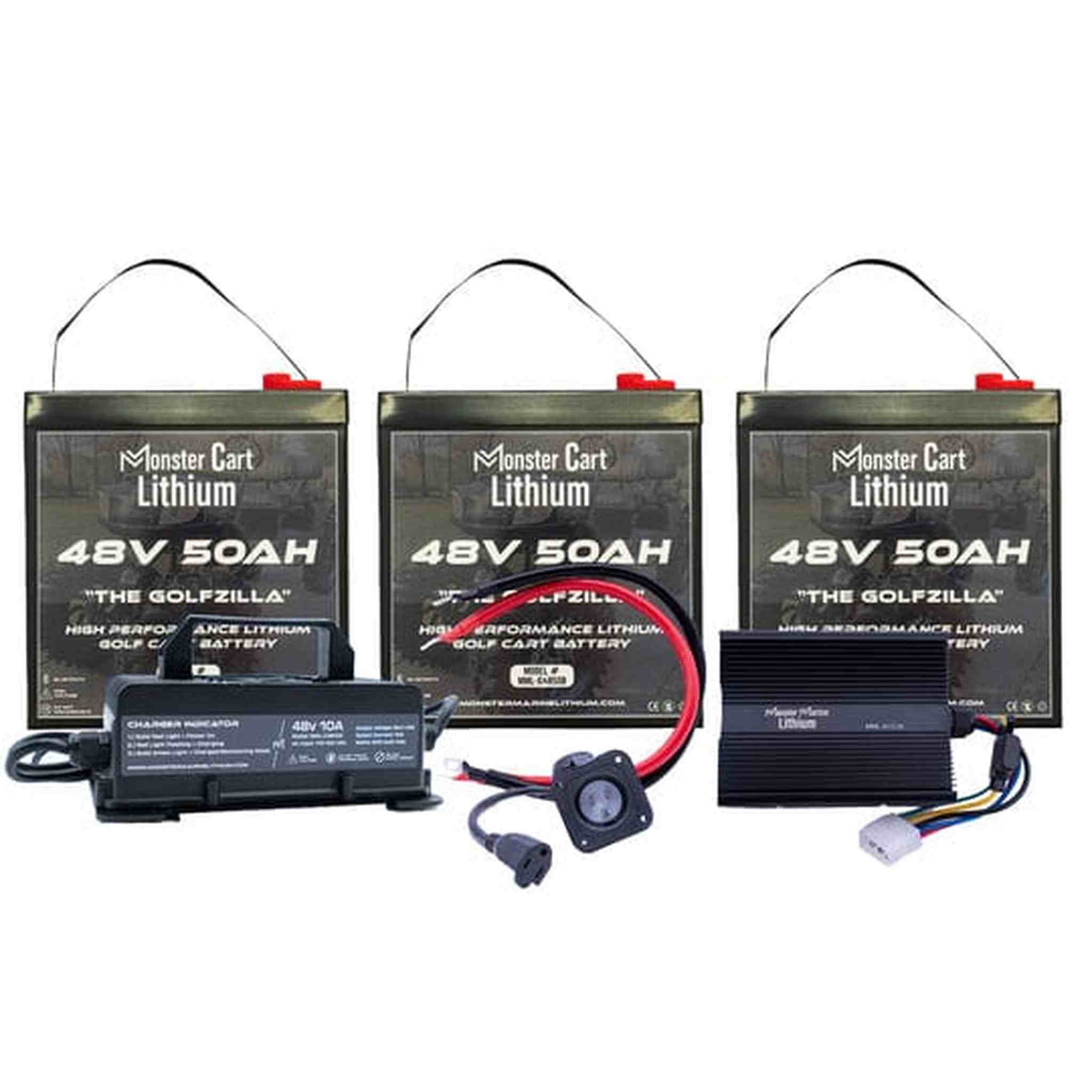 Monster Marine Lithium | 36V 60AH & charger - "THE TURFINATOR" - BLUETOOTH HIGH PERFORMANCE LITHIUM GOLF CART BATTERY - GC2 GROUP