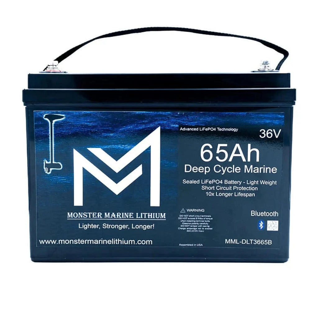 Monster Marine Lithium | 36V 65Ah Bluetooth Lithium Trolling Battery