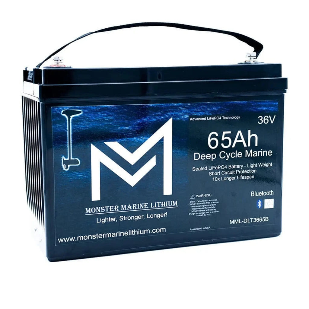 Monster Marine Lithium | 36V 65Ah Bluetooth Lithium Trolling Battery