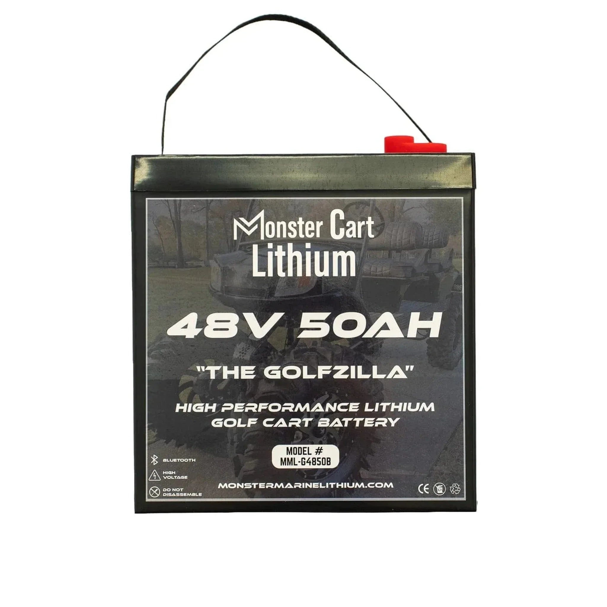 Monster Marine Lithium | 48V 50AH - "THE GOLFZILLA" - BLUETOOTH HIGH PERFORMANCE LITHIUM GOLF CART BATTERY - GC2 GROUP