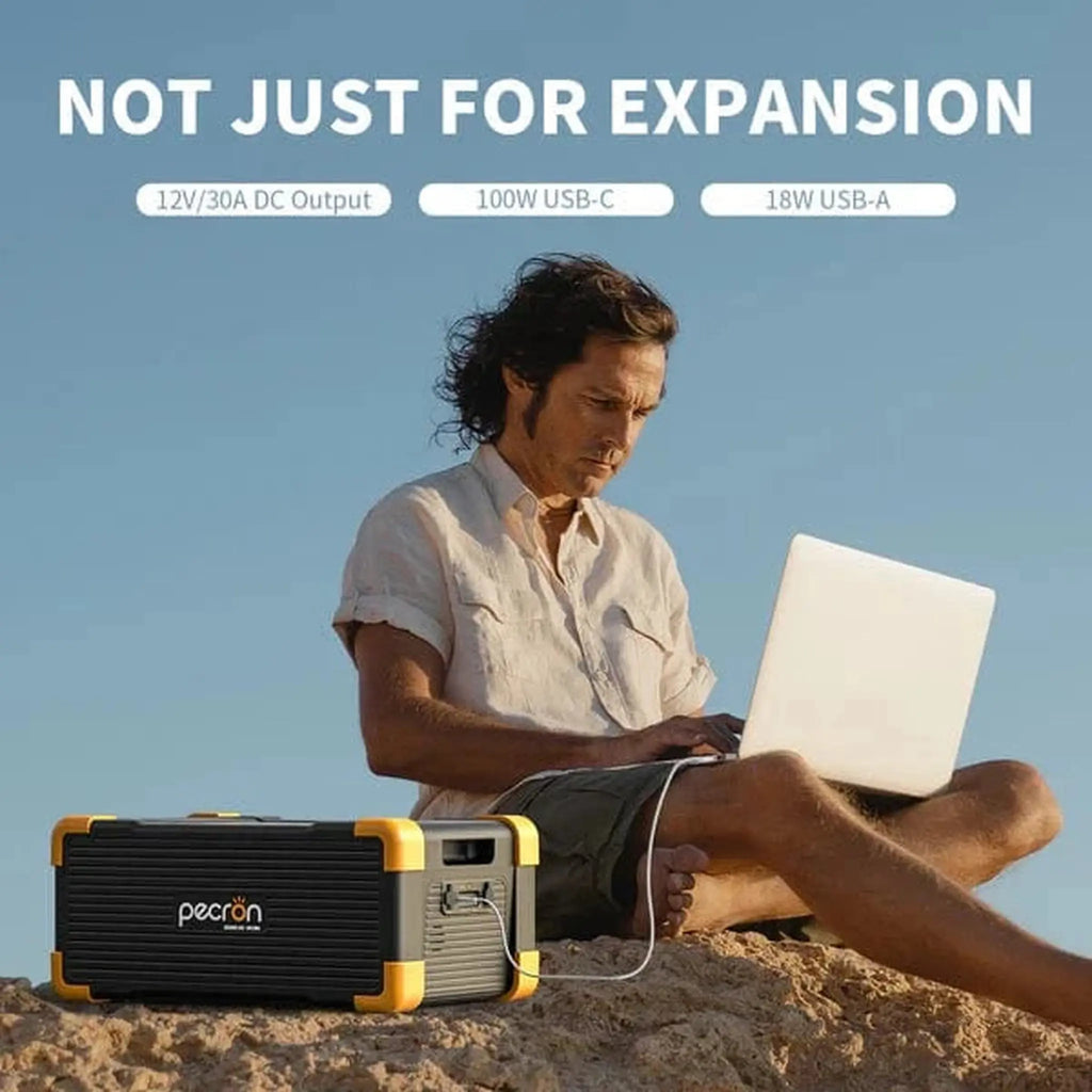 PECRON | EB3000-24V 3072Wh Expansion Battery for E2000LFP