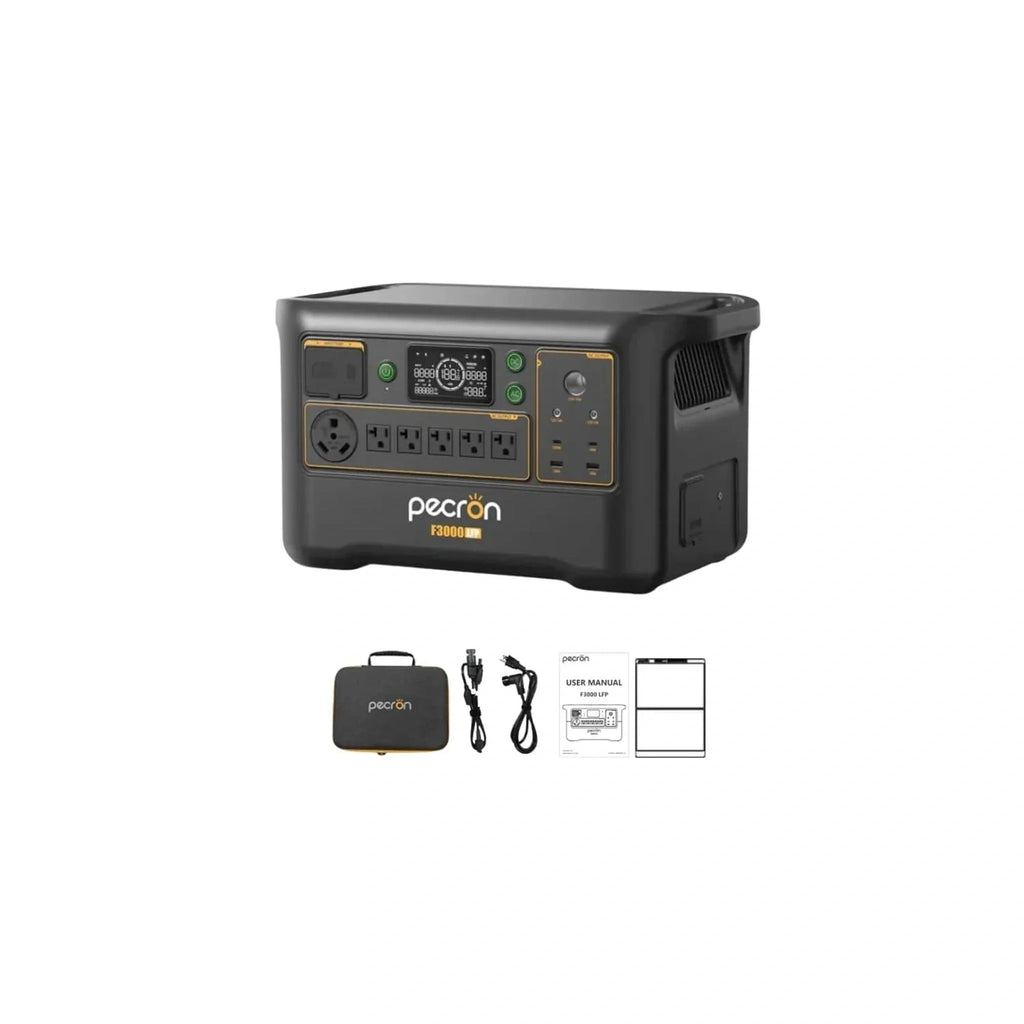 PECRON | F3000LFP Portable Power Station |  3600W Output 3072Wh LiFePO4 Battery (PRE-ORDER)