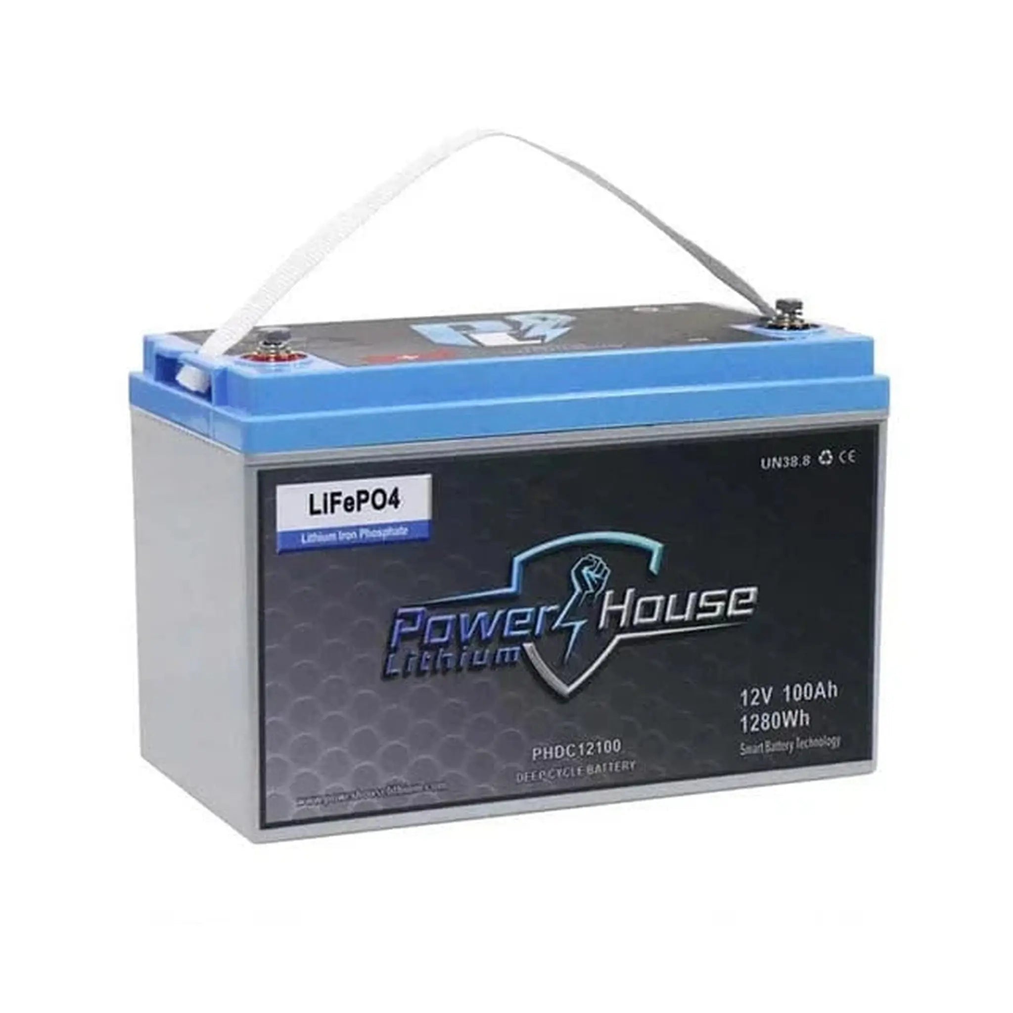 PowerHouse Lithium | 12V 100Ah Deep Cycle Battery