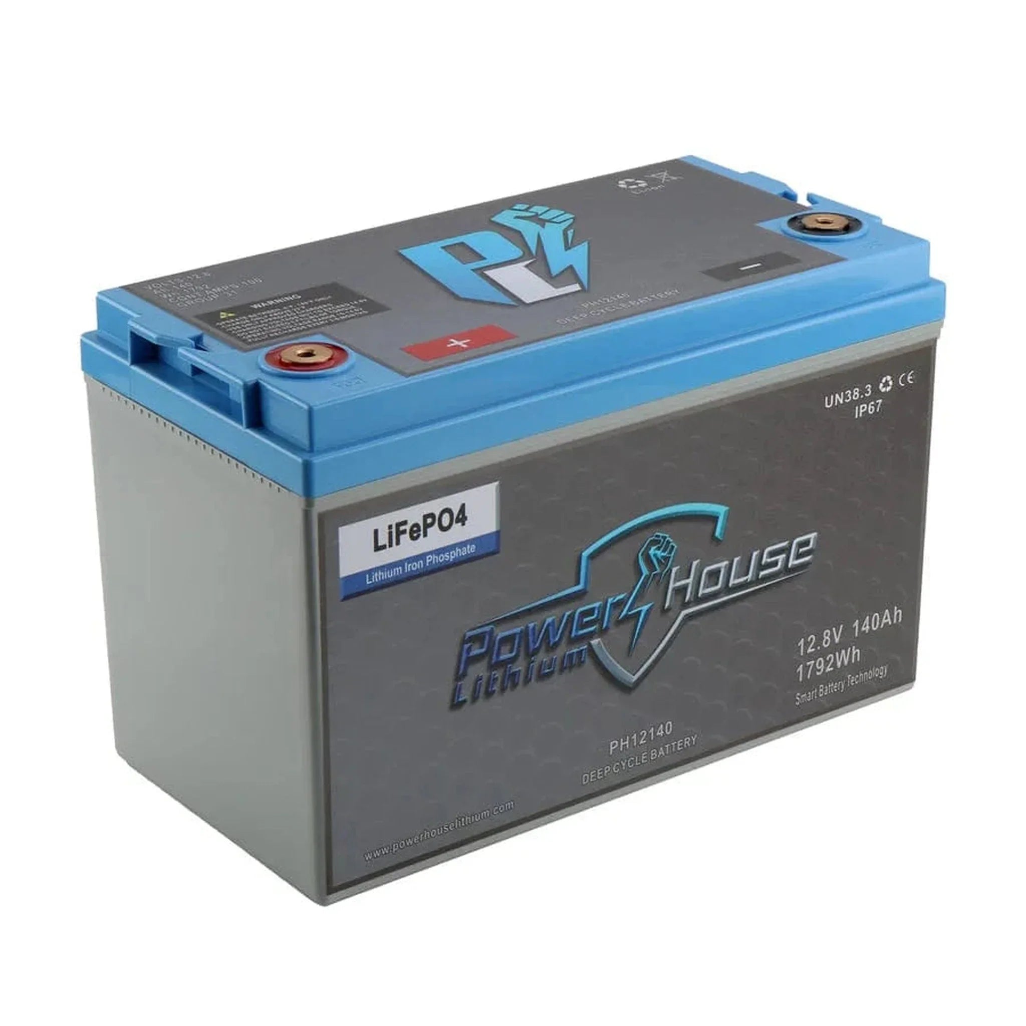 PowerHouse Lithium | 12V 140Ah Deep Cycle Battery
