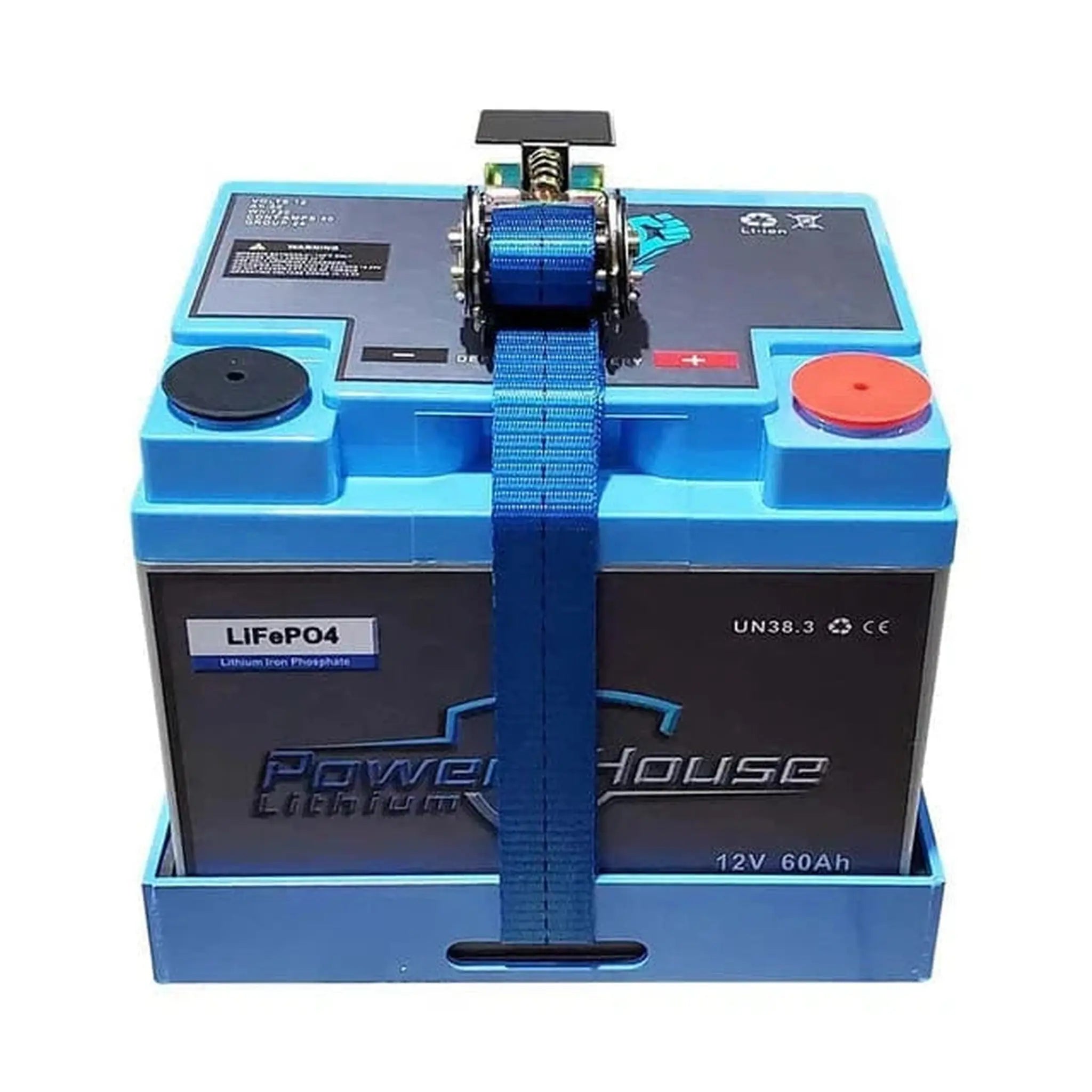 PowerHouse Lithium | 12V 60Ah Deep Cycle Battery