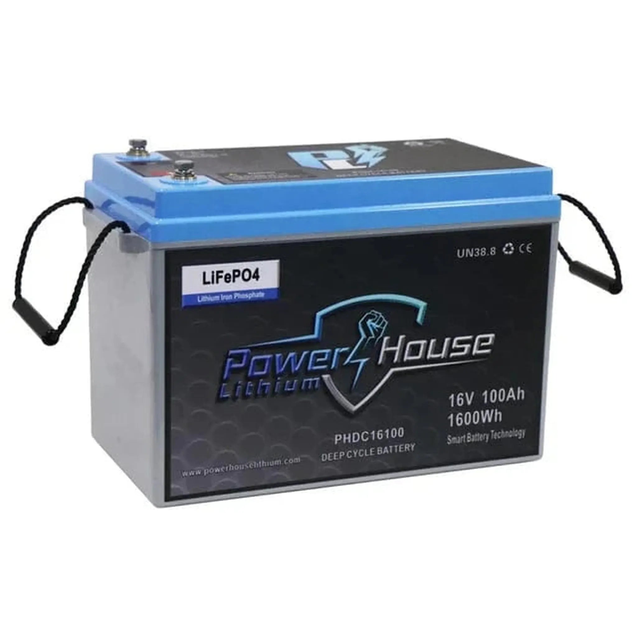 PowerHouse Lithium | 16V 100Ah Deep Cycle Battery (5 to 6 Devices)