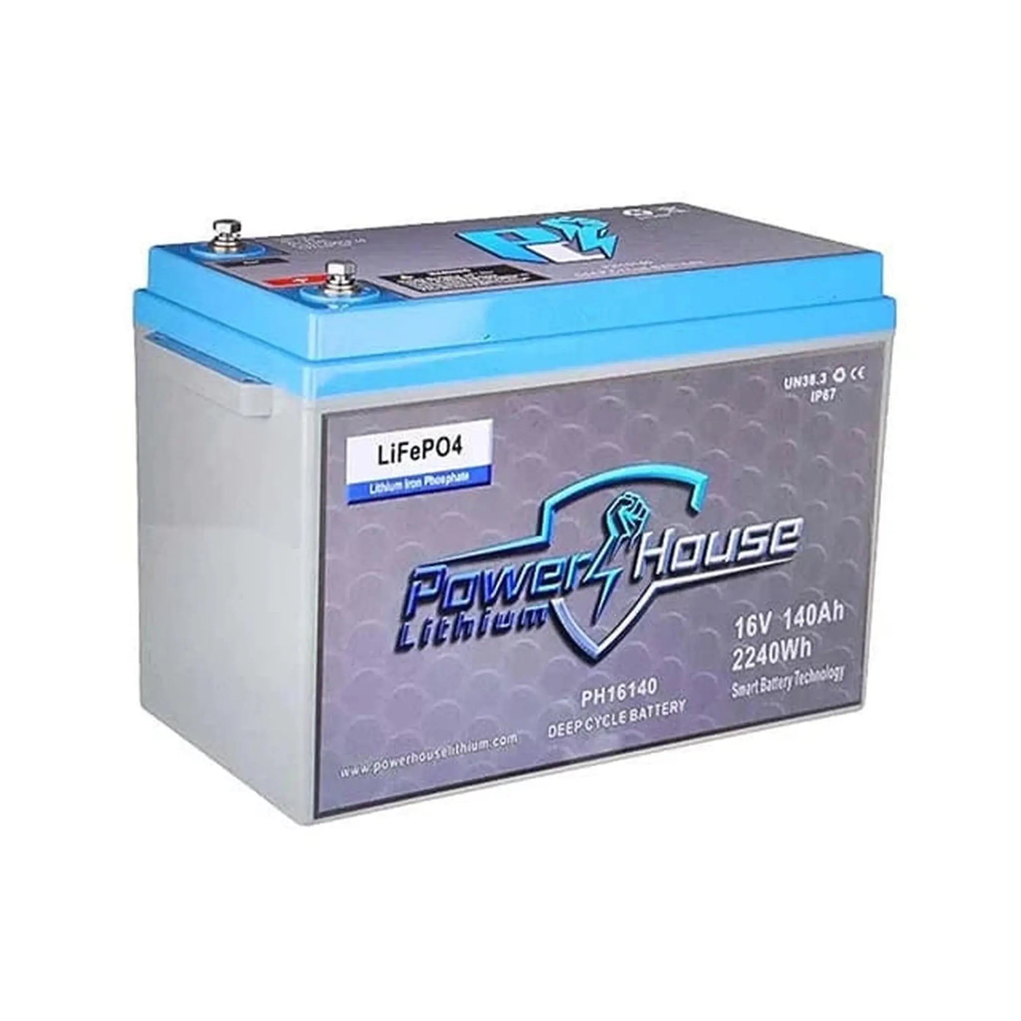 PowerHouse Lithium | 16V 140Ah Deep Cycle Battery (5 to 8 Devices