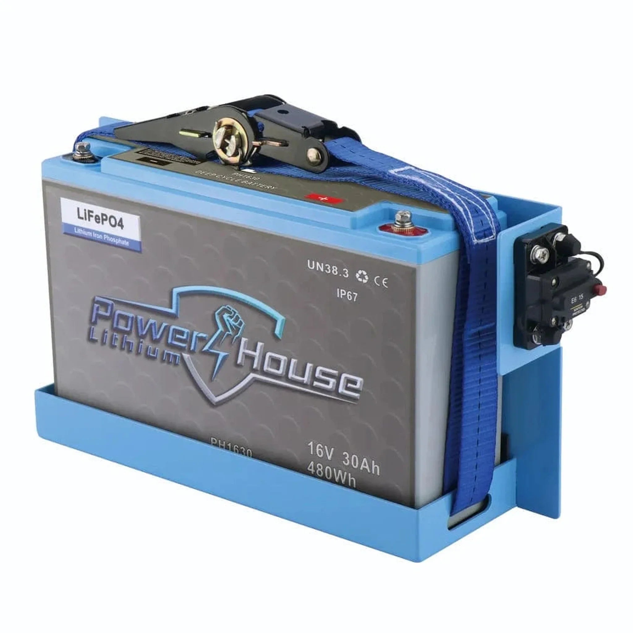 PowerHouse Lithium | 16V 30Ah Deep Cycle Battery Kit for FFS
