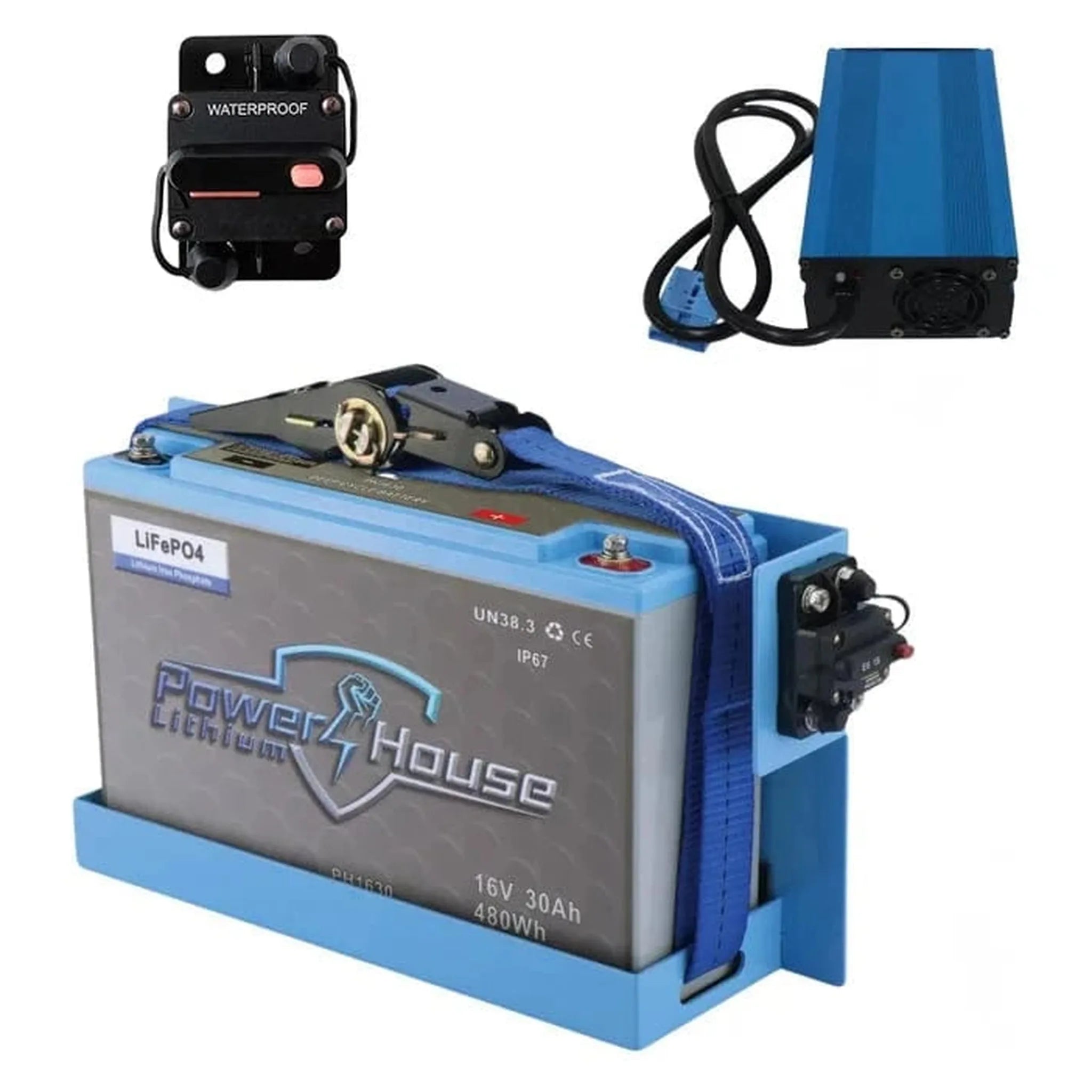 PowerHouse Lithium | 16V 30Ah Deep Cycle Battery Kit for FFS