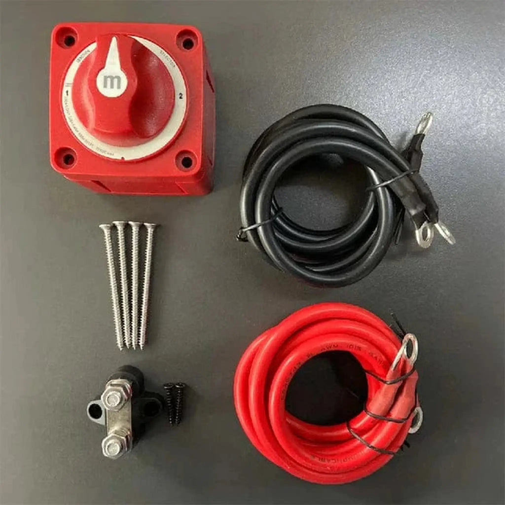 PowerHouse Lithium | 3-Way Perko Switch Battery Install Kit