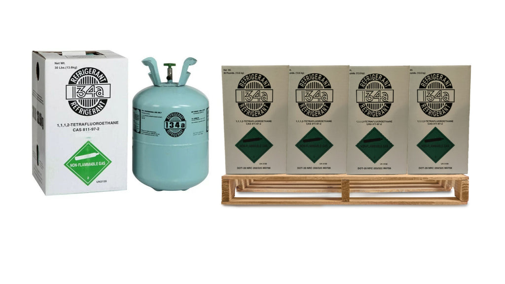 R134A 10 x 30lb  Automotive Refrigerant Cylinders FREE FREIGHT!