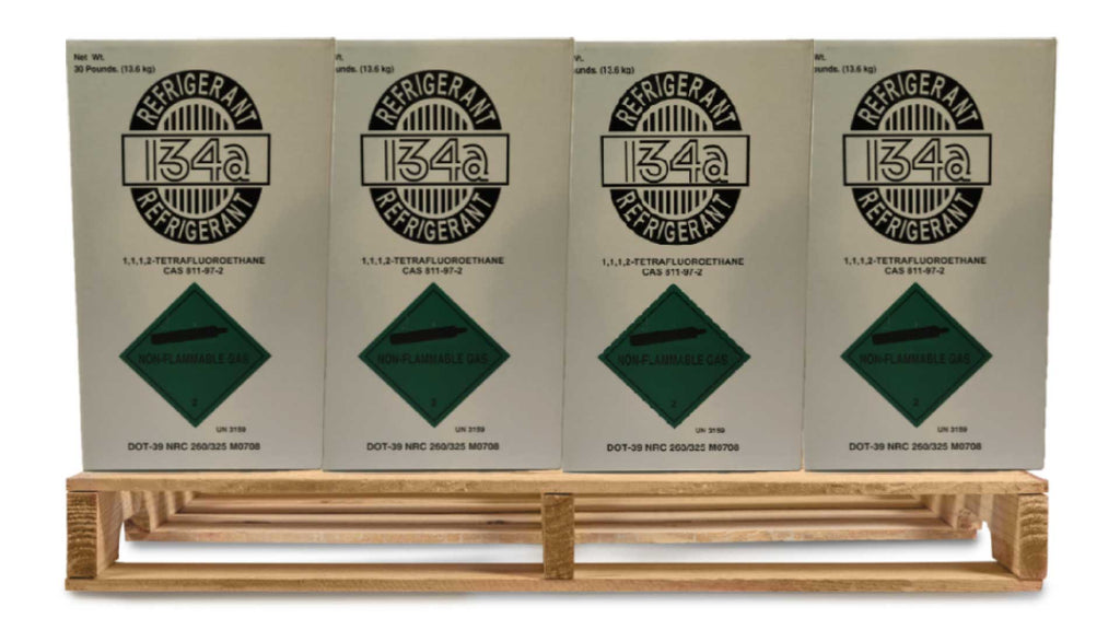 R134A 10 x 30lb  Automotive Refrigerant Cylinders FREE FREIGHT!