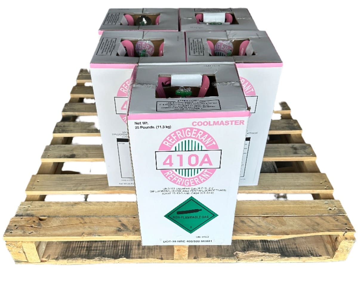 R410 5 x 25lb Cylinders Refrigerant Center