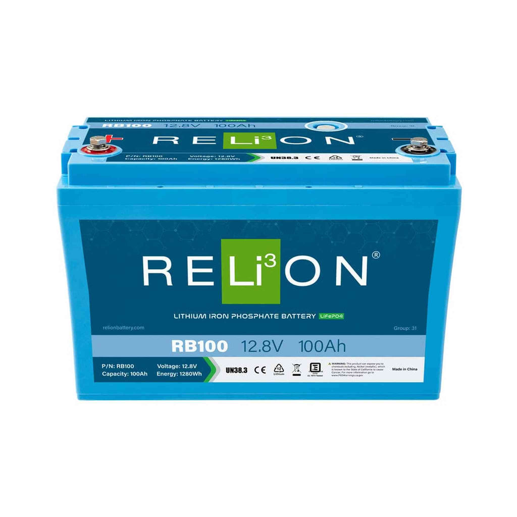 RELiON | RB100 Deep Cycle Lithium Battery – 12V 100Ah Group 31