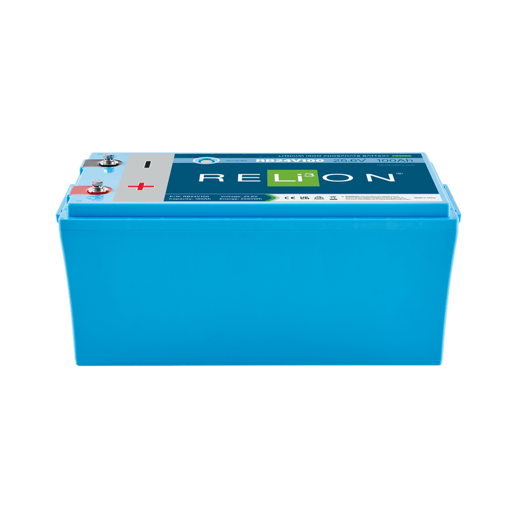 RELiON | RB24V100 24V 100Ah Deep Cycle Lithium Battery – Group 8D