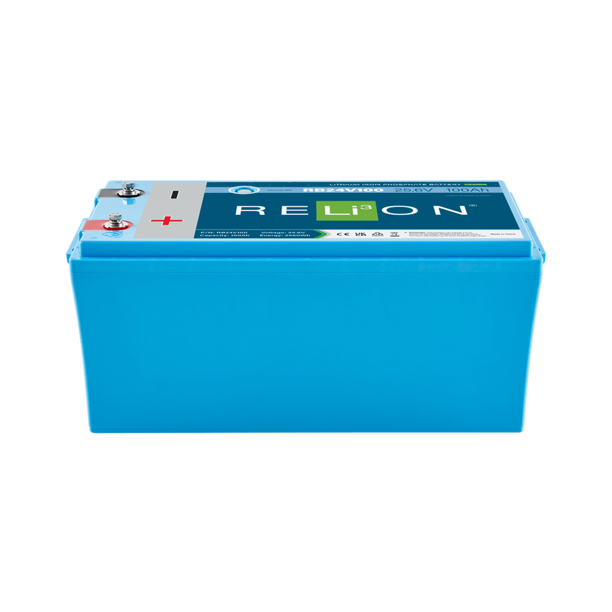 RELiON | RB24V100 24V 100Ah Deep Cycle Lithium Battery – Group 8D